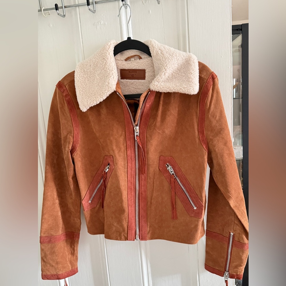 Blank NYC Brown and Cream Jacket